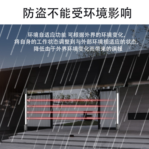 艾礼富韦尔有线红外光栅对射独立探测器门窗阳台防盗报警无需主机