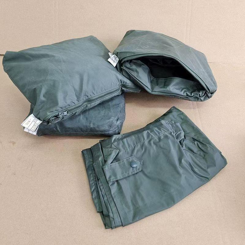 正品01制式分体雨衣雨裤正品老式橄榄绿雨衣套装军绿户外男女款
