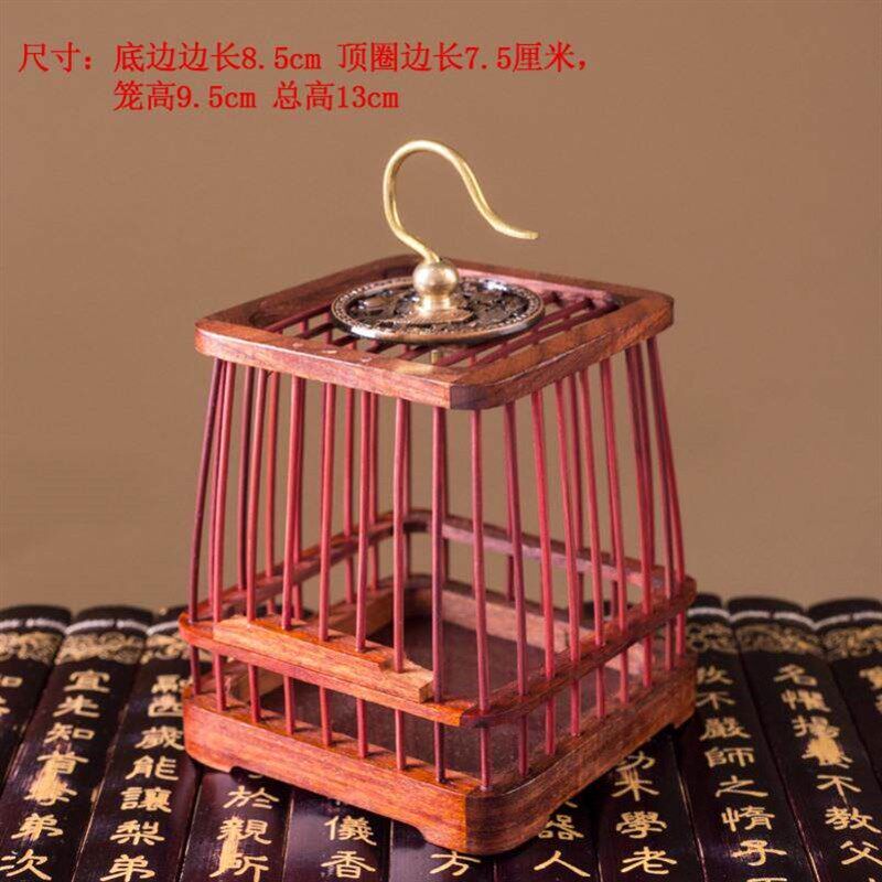 螽斯笼子别墅高档精品红木螽斯笼乌木紫光檀木竹条手工自制纯铜钩
