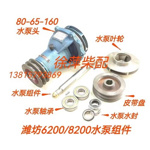 ZFCW80-65-160RB离心水泵潍坊6200/8200海水泵水泵轴6200水泵叶轮