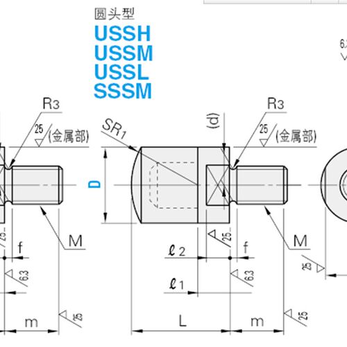 聚氨酯压块 外螺纹型USLH USLM USLL SSLM USSH USSM USSL SSSM