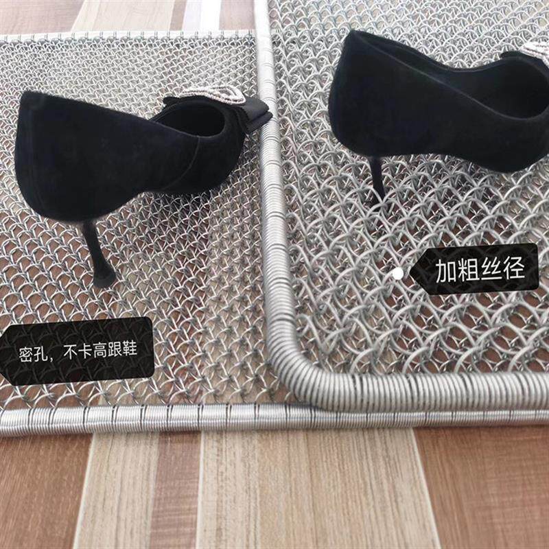 钢丝脚垫弹簧地垫金属脚踏铁丝网入户门口蹭泥土除尘不锈钢进门垫