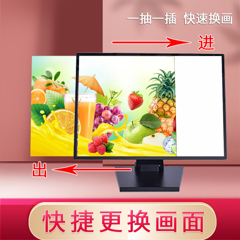 奶茶店Led发光菜单价目表可壁挂可吧台超薄点餐灯箱招牌广告牌