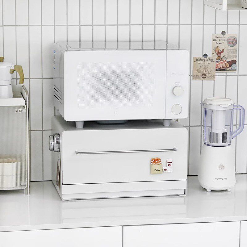 多层咖啡机置物架桌面杯子收纳盒抽屉式水吧台工具器材食品储物柜