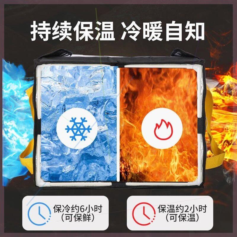 美骑手团外箱子车载跑腿送餐保温装备加厚防水防雨冷藏外卖保鲜箱图片