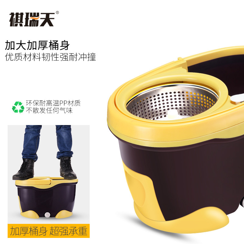 拖把免手洗自动拖把桶旋转拖桶免手洗懒人带桶家用甩干通用双驱动