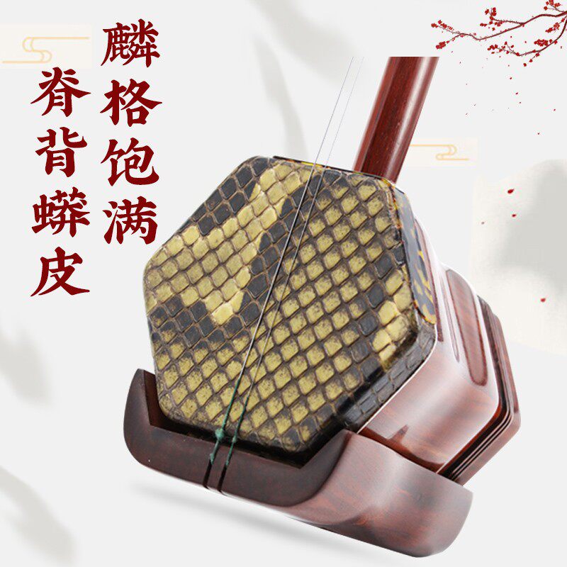 颂音坊小叶紫檀二胡乐器厂家直销名牌黑檀红木考级专业苏州二胡琴