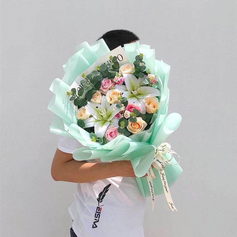 花束仿真花成品大束手捧花交车颁奖假花教师母亲节永生花向日葵