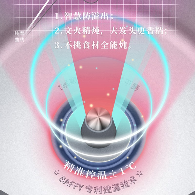 高档燕窝机专用炖盅家用全自动炖锅花胶鱼电炖杯baffy燕窝壶玻璃