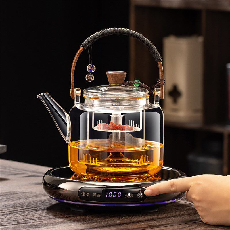 电陶炉煮茶小型超薄智能煮茶器2026新款煮茶壶家用烧水养生煮茶炉