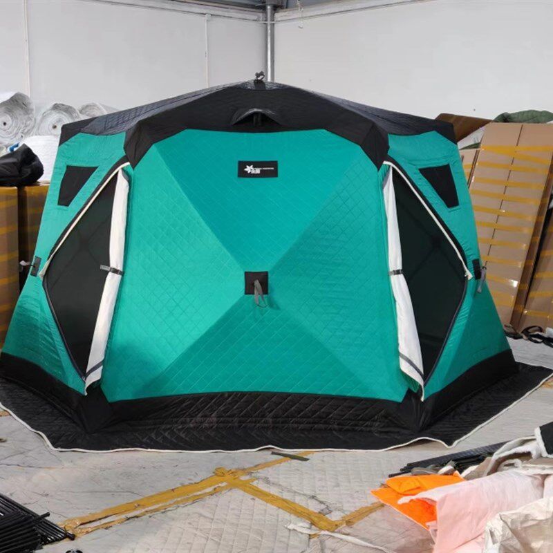 余贯冰钓帐篷 球帐 冬季露营沙漠无人区自驾露营 大六角冰钓帐篷