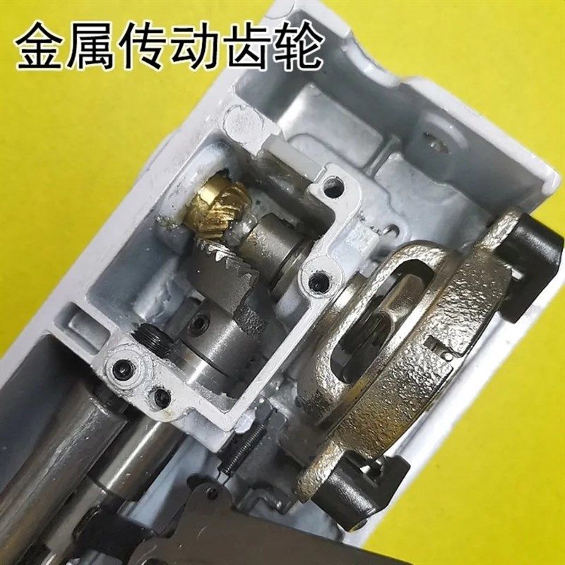 105瓦大功率金属重机身缝纫机家用电动缝纫机带锁边衣车653型吃厚