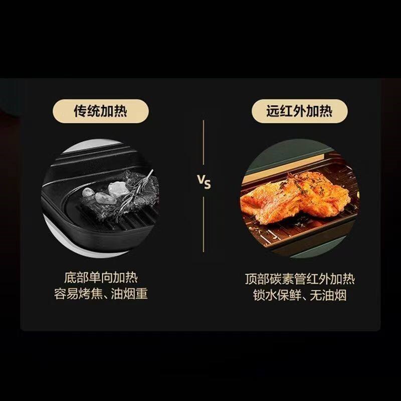 韩式电烤炉家用红外线无烟电烧烧炉上下加热烤肉机烧烤机电烤盘