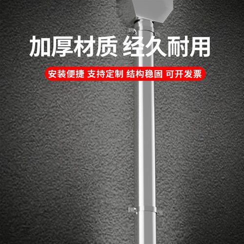 不锈钢管圆管连接件空心管柴火炉排烟管家用排水管加厚变径异性管