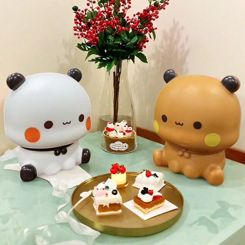 一二布布拍拍小夜灯硅胶灯生日礼物送女生心伴睡灯卧室睡眠床头灯