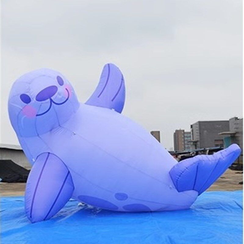 闭气充气悬挂海豚海洋生物鲸鱼鲨鱼八爪鱼章鱼水母灯模型卡通气模