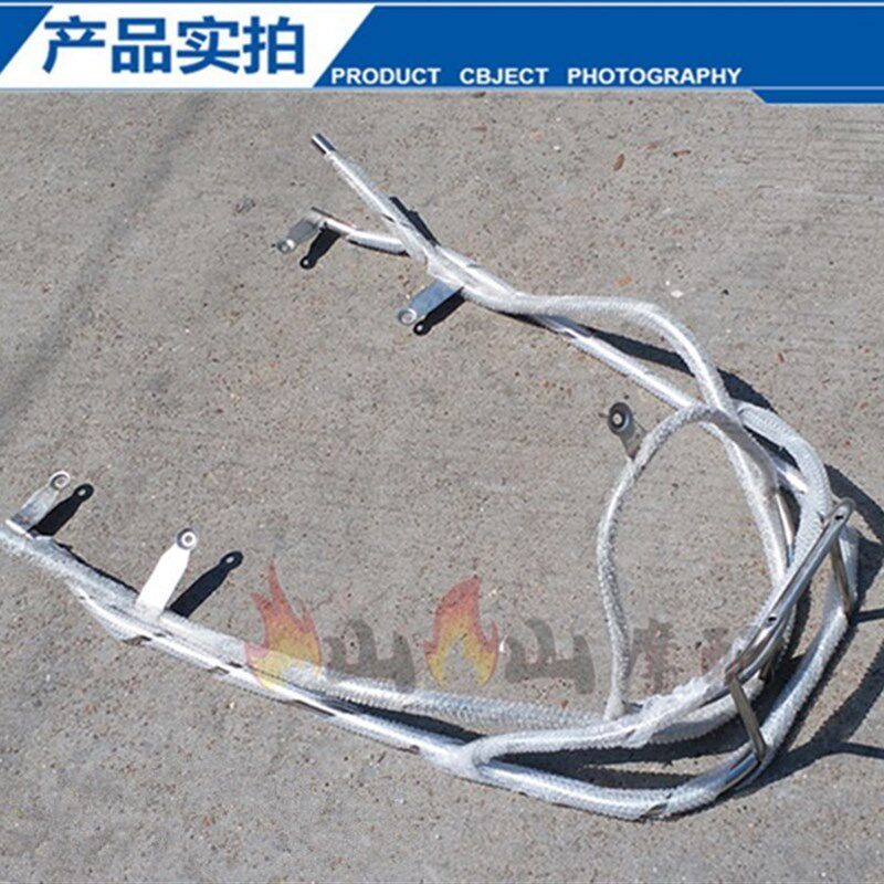 适用ZY125摩托车护杠5代凌鹰YMH老款凌鹰125全车护架不锈钢保险杠