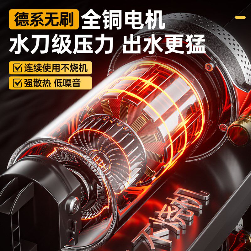 无线锂电池潜水泵充电式无刷直流遥控抽水泵小型大功率浇菜灌溉机