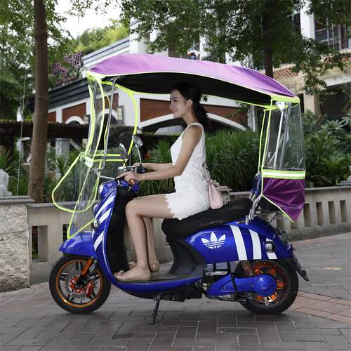 电动摩托车遮雨蓬棚电动车遮阳伞蓬踏板电瓶车雨棚挡雨夏天防晒伞