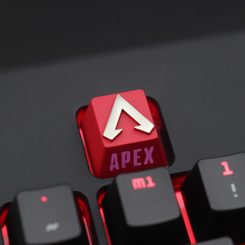 幽游社APEX英雄游戏实物周边机械键盘锌铝合金属个性键帽按键键石