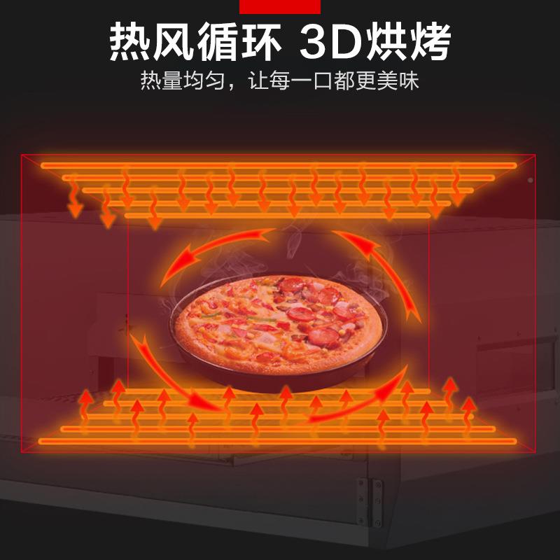 条式披萨烤箱燃气披萨电PCI炉烤箱西餐厅石板烘商用链电加热焙熟