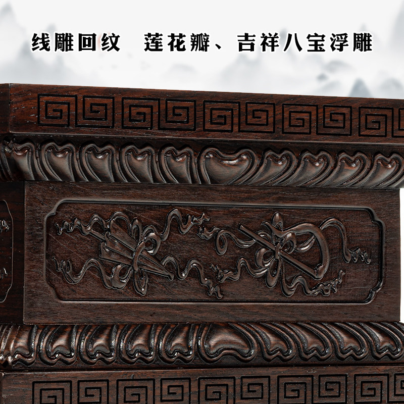 佛像底座实木财神像莲花台观音菩萨加高阶梯供奉关公摆件托架定制