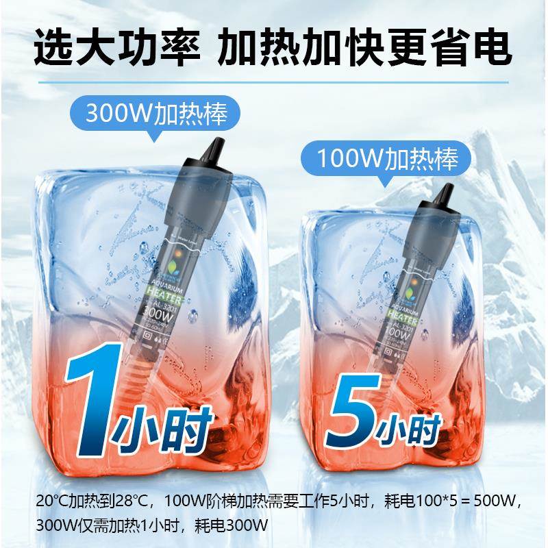 小鱼缸电加热棒小型外置温控器水温调节水自动恒温斗鱼孔雀鱼暖管