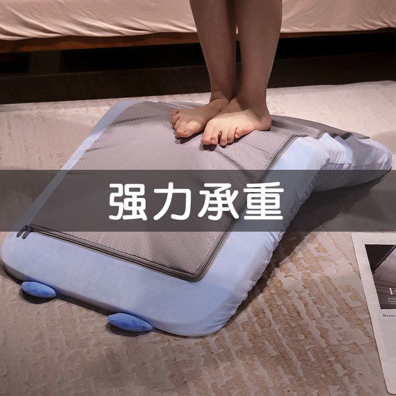 地板坐垫加厚飘窗垫 榻榻米靠背一体座垫 懒人沙发加厚座垫可调节