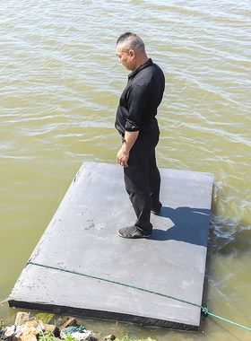 养殖加厚救生浮台浮桥水上双体船泡沫浮筒船用小船泡沫船浮板船