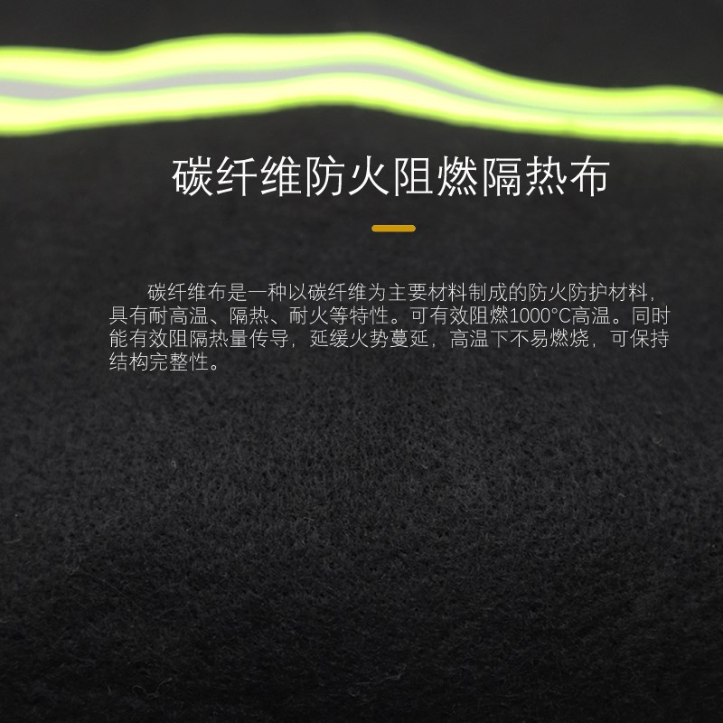 碳纤维加长款防火衣逃生披风斗篷高楼层家用自救火灾消防灭火毯
