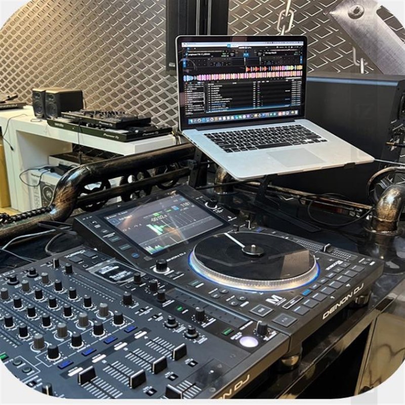 先锋DJ打碟机电脑DJ支架 电脑架 笔记本桌面支架 小型打碟机DJ架