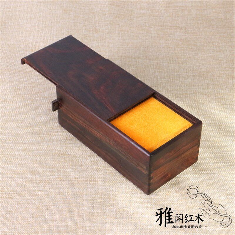 红酸枝机关盒红木榫卯首饰盒红木质文玩印章收纳盒佛珠玉器木盒子