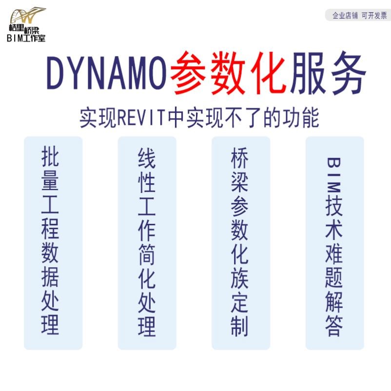 dynamo代做bim渲染代画三维建模参数定制族交互模型revit二次开发图片