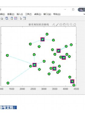 MATLAB 免疫优化算法  IA 物流配送中心选址 问题  路径规划 程序