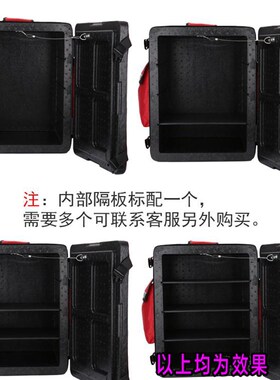 新款43升epp泡沫箱双肩背外卖保温箱送餐箱西餐汉堡炸鸡配送箱
