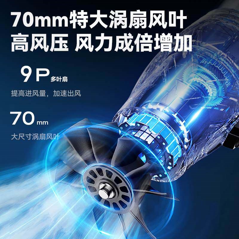 工业级强力暴风机强力吹灰除尘洗车吹水吹雪小型手持鼓风机