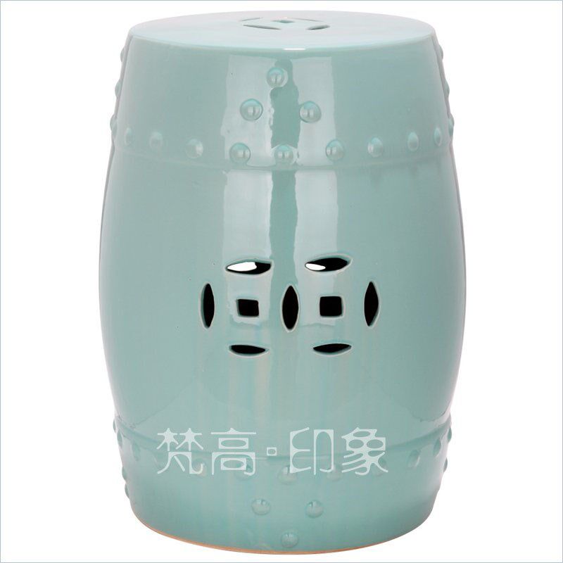 陶瓷椅 陶瓷鼓凳 凉凳 鞋凳 中式凳庭院小凳子 家具摆件 仿古家具