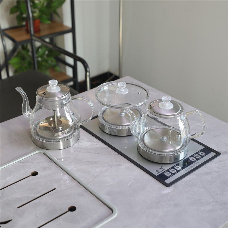 茶邦烧水壶全自动上水茶台嵌入式热水壶茶桌抽水烧水一体