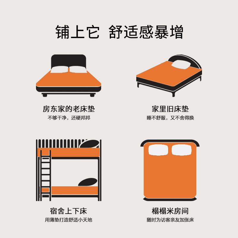 床垫硬垫双人床垫支撑记忆棉不塌陷宿舍学生单人床垫独立弹簧床垫