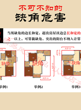 化解房屋房子户型缺角补角牌八卦风水物品摆件东南西北西南挂件