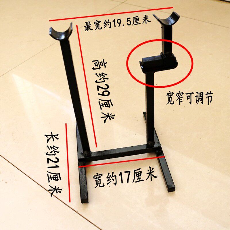 电动车补胎工具配件换胎支架维修支撑架支架换车胎托架补轮胎架子