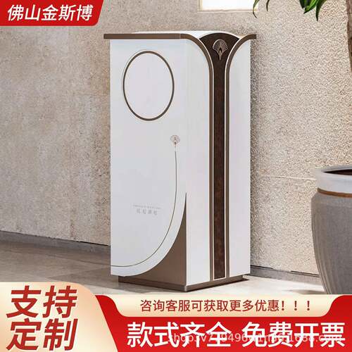 户外垃圾桶不锈钢室外街道物业小区轻奢果皮箱商用单桶环卫垃圾箱