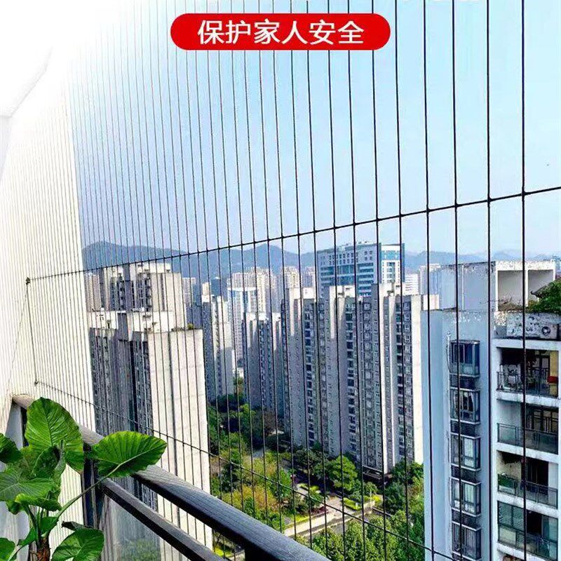 阳台防盗窗防蚊防猫窗户外铝合金窗套窗栏家用防进庭院防猫爬藤