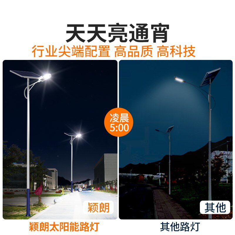 市政工程太阳能路灯户外灯公路厂区球场庭院大功率马路道路照明灯