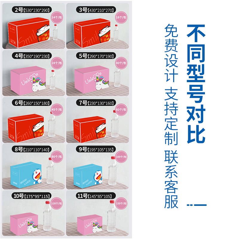 【招财猫】定制彩色印刷覆膜纸箱礼盒包装盒瓦楞箱快递打包箱