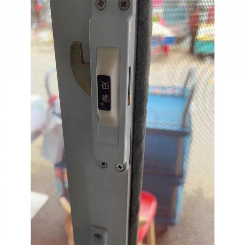 推拉门锁扣移门锁对开固定铝合金推拉门锁扣锁具平移移门锁挂钩