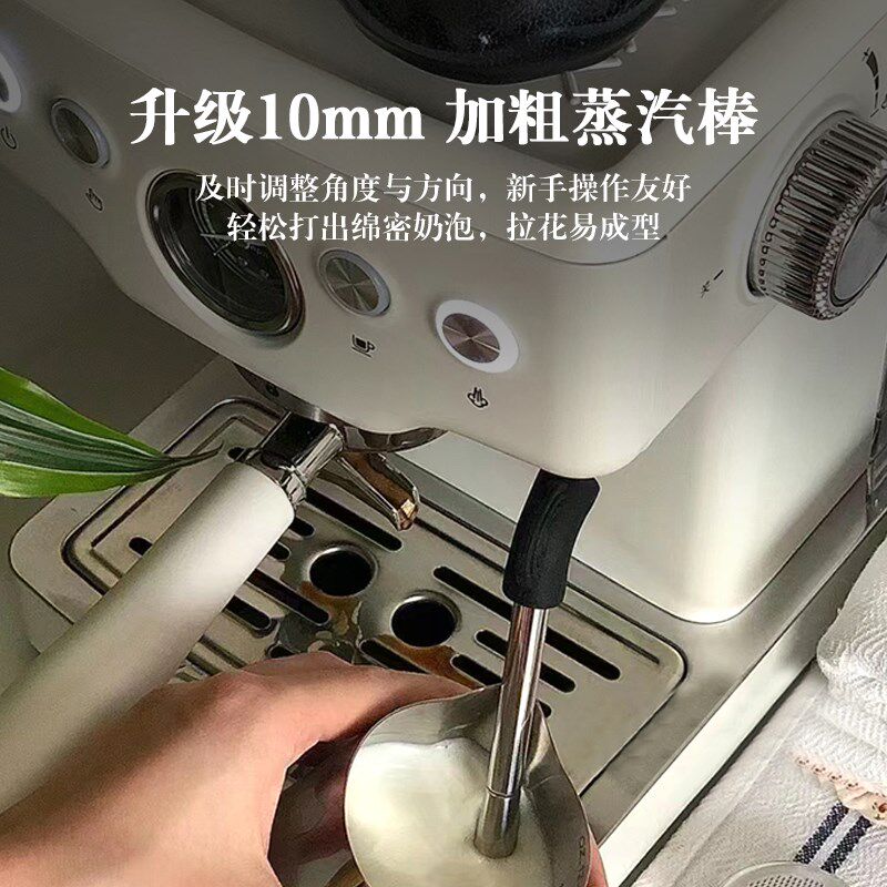 柏翠PE3833海盐小方Pro浓缩意式咖啡机小型家用全半自动一体商用