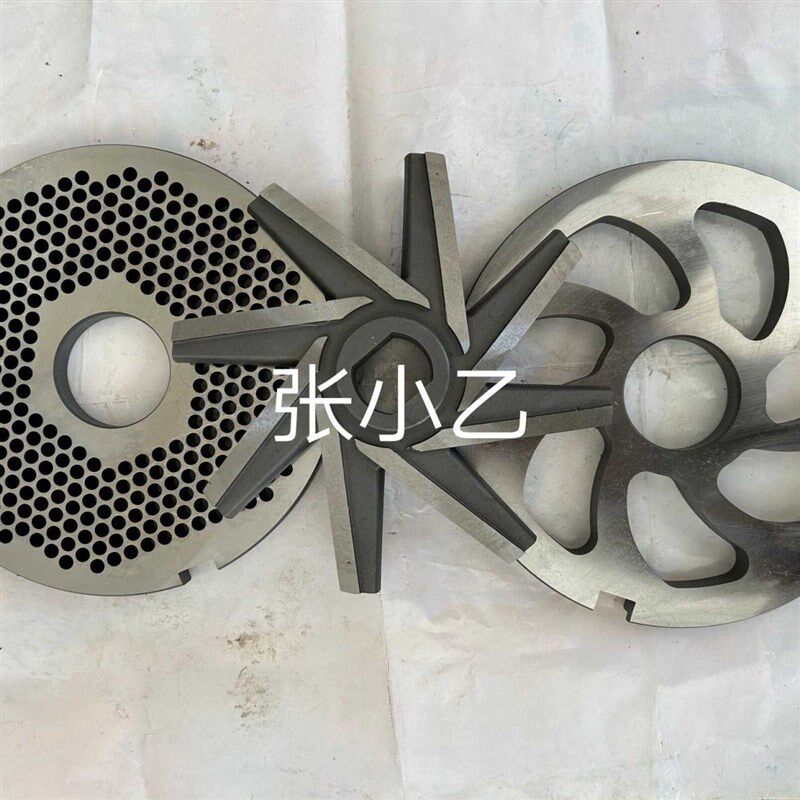 诸城绞肉机十字铰刀孔板刀篦子预切刀吉祥绞肉机河北天津绞肉机刀