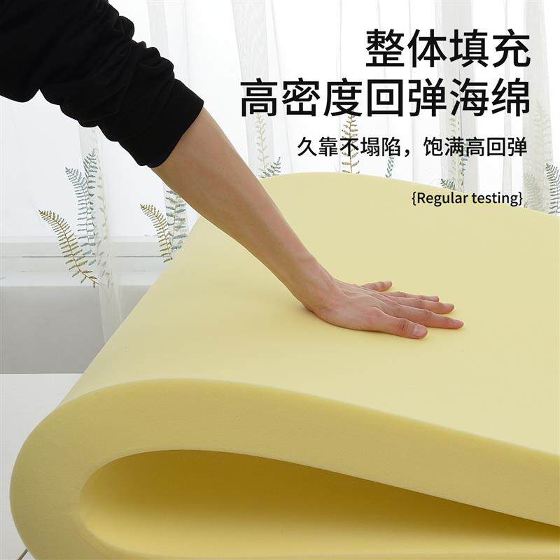 棉麻床头靠垫软包卧室高级感靠枕榻榻米靠背软包自粘定制墙围防撞