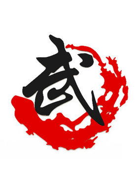 武字亚克力3d立体墙贴武馆培训中心学校跆拳道教室背景墙装饰贴画